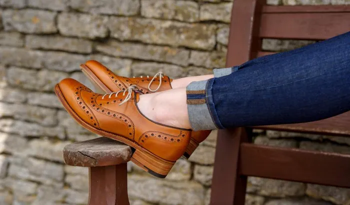 Sloane 8211 Cedar Calf Women Barker Shoes Womens Brogues