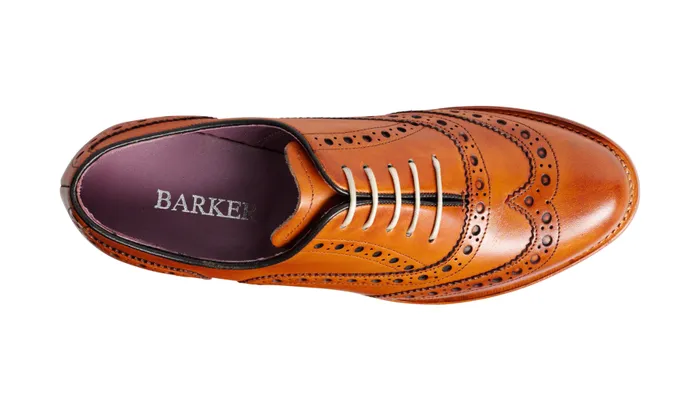 Sloane 8211 Cedar Calf Women Barker Shoes Womens Brogues