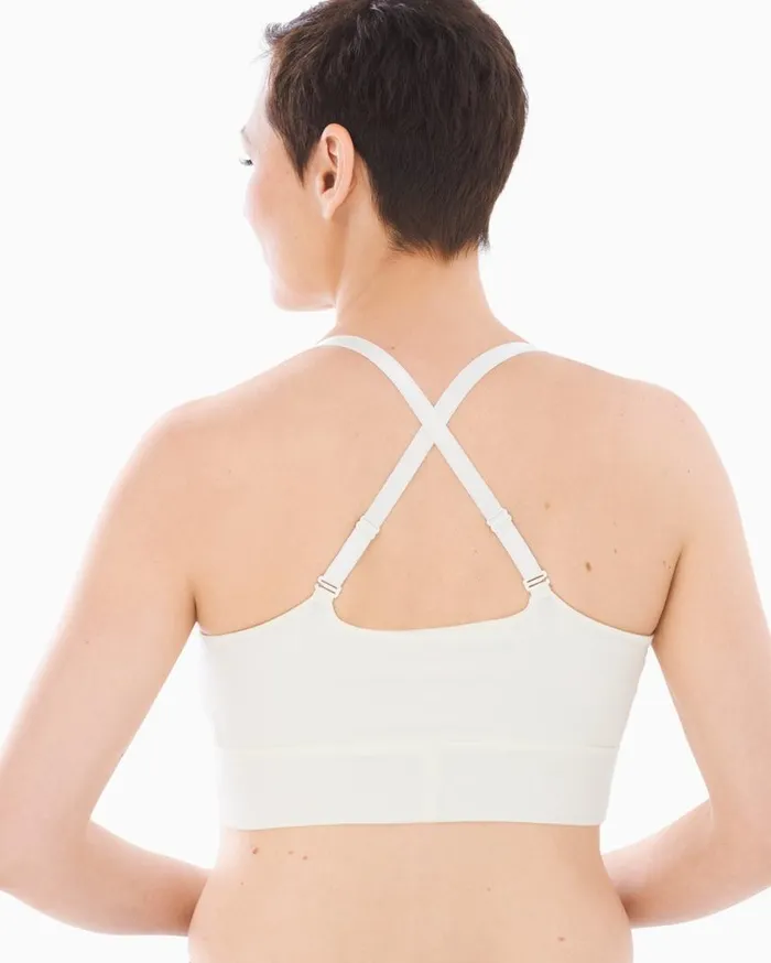 Soma AnaOno Leslie Wireless Comfort Bra Ivory Women Bras