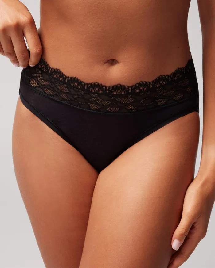 Soma Embraceable Super Soft Enchanting Lace HighLeg Into The Groove Mini Ws Women Panties