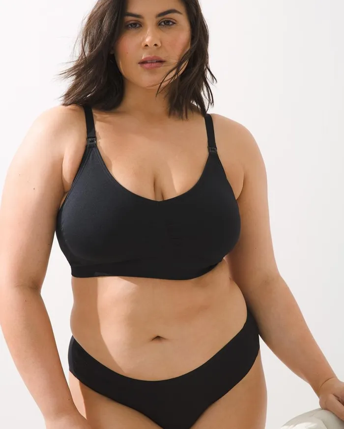 Soma Seamless Nursing Bralette Adobe Rose Women Bras