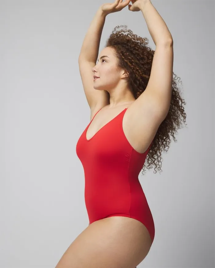 Soma Soma Swim Deep Plunge OnePiece Sunset Women Swim