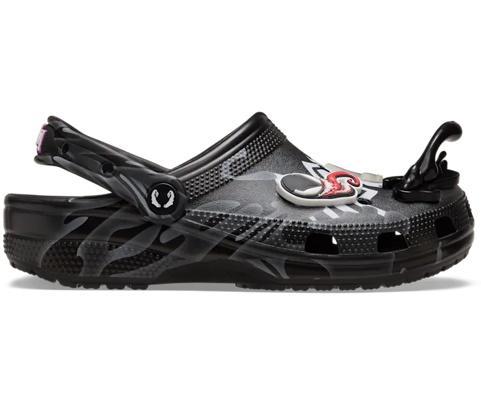 SpiderMan Venom Classic Clog Black Men Crocs Clogs