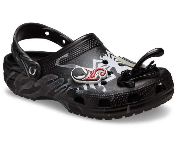 SpiderMan Venom Classic Clog Black Men Crocs Clogs