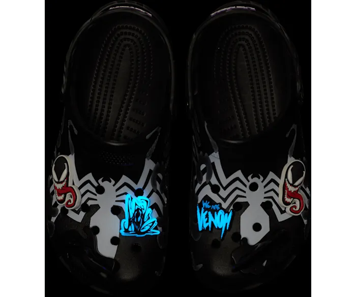 SpiderMan Venom Classic Clog Black Men Crocs Clogs