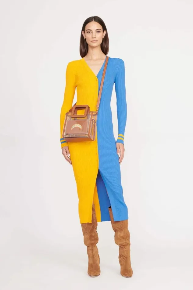 STAUD Crossbody THE NFL MINI SHIRLEY BAG Los Angeles Chargers 8211 Women STAUD Crossbody THE NFL MINI SHIRLEY BAG Los Angeles Chargers 8211 Women