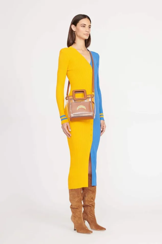 STAUD Crossbody THE NFL MINI SHIRLEY BAG Los Angeles Chargers 8211 Women STAUD Crossbody THE NFL MINI SHIRLEY BAG Los Angeles Chargers 8211 Women