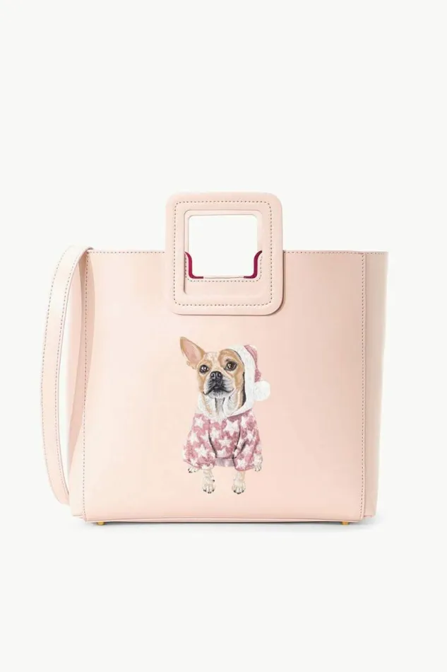 STAUD Custom Handbags CUSTOM SHIRLEY LEATHER BAG Blush 8211 Women