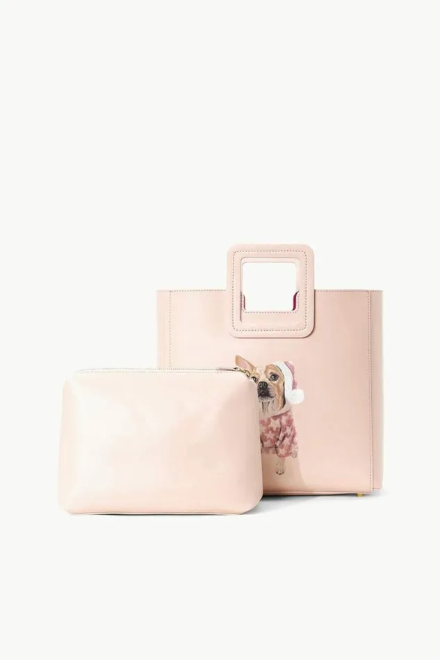 STAUD Custom Handbags CUSTOM SHIRLEY LEATHER BAG Blush 8211 Women