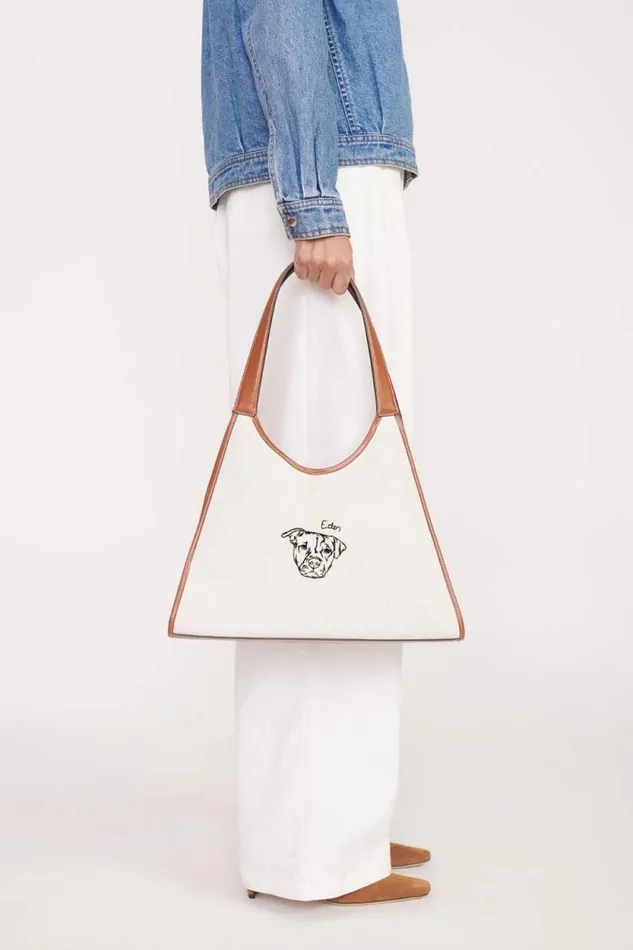 STAUD Custom Handbags CUSTOM X CBONZ SOFT REY BAG Cream Tan 8211 Women STAUD Custom Handbags CUSTOM X CBONZ SOFT REY BAG Cream Tan 8211 Women