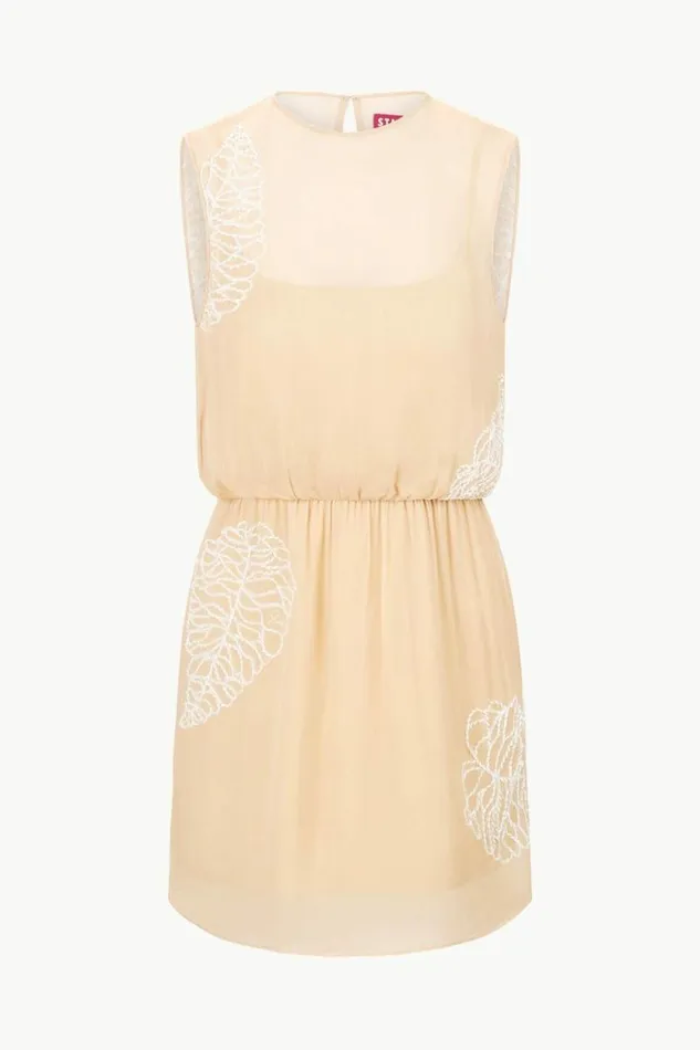 STAUD Dresses AMELIE DRESS Sandy Palm 8211 Women STAUD Dresses AMELIE DRESS Sandy Palm 8211 Women