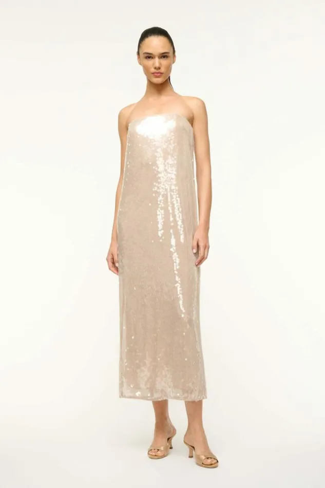 STAUD Dresses CASEY DRESS Moon 8211 Women