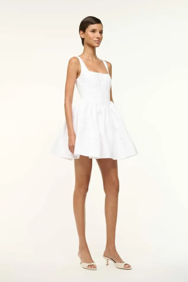STAUD Dresses LANDSCAPE DRESS White 8211 Women