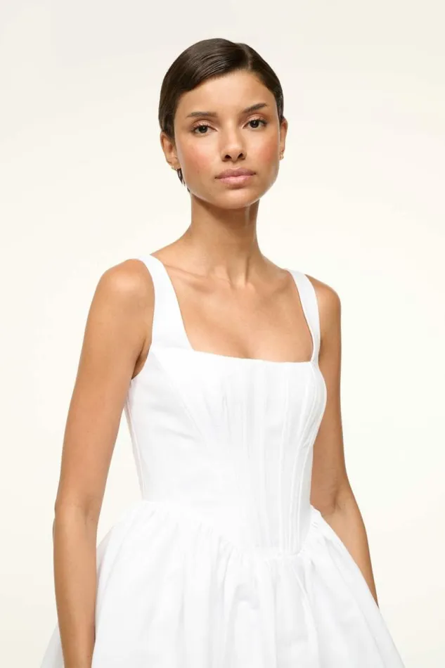 STAUD Dresses LANDSCAPE DRESS White 8211 Women