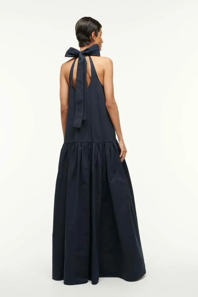 STAUD Dresses MAXI MARLOWE DRESS Navy 8211 Women