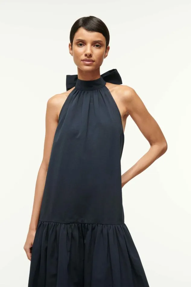 STAUD Dresses MAXI MARLOWE DRESS Navy 8211 Women