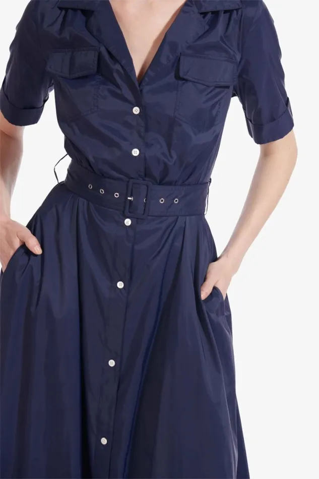 STAUD Dresses MILLIE DRESS Navy 8211 Women
