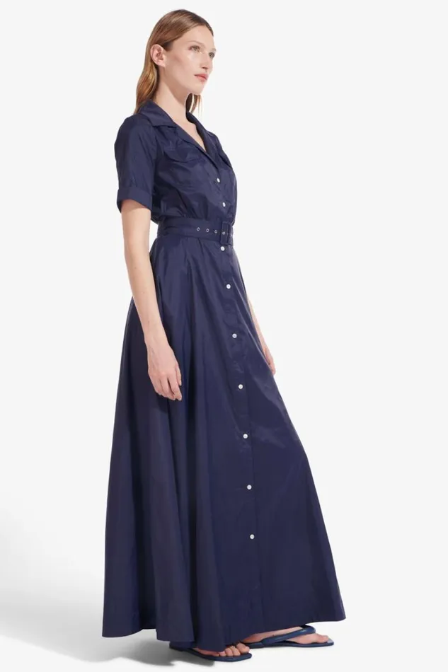 STAUD Dresses MILLIE DRESS Navy 8211 Women