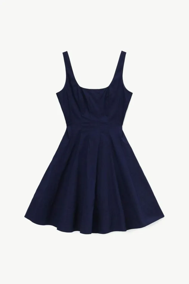 STAUD Dresses MINI WELLS DRESS Navy 8211 Women