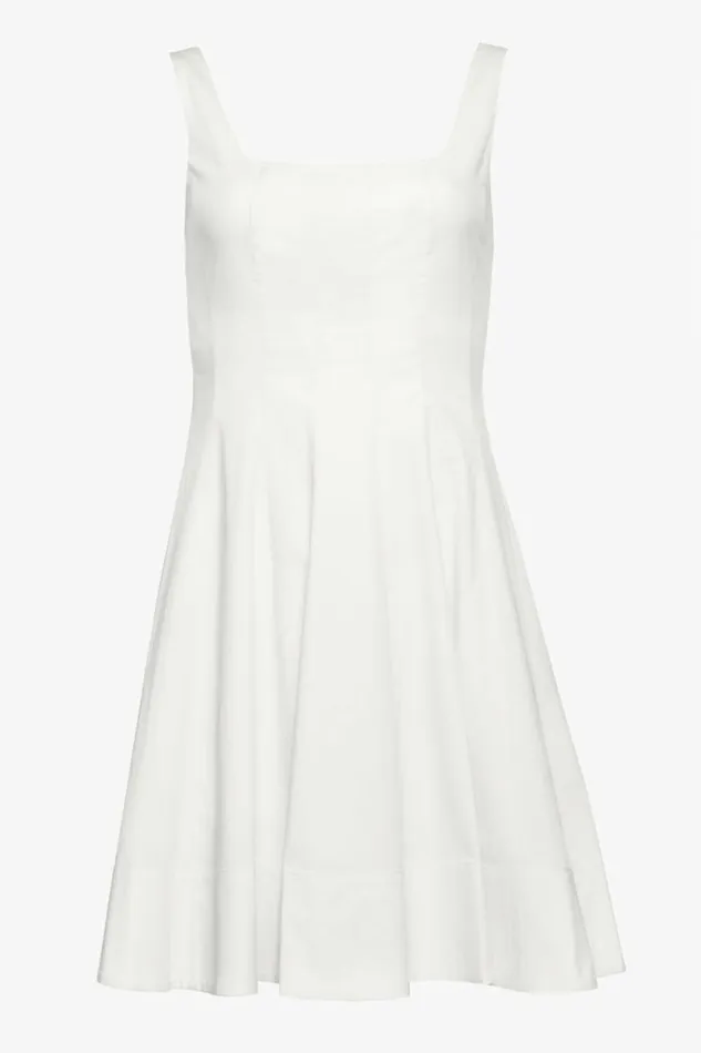 STAUD Dresses MINI WELLS DRESS White 8211 Women