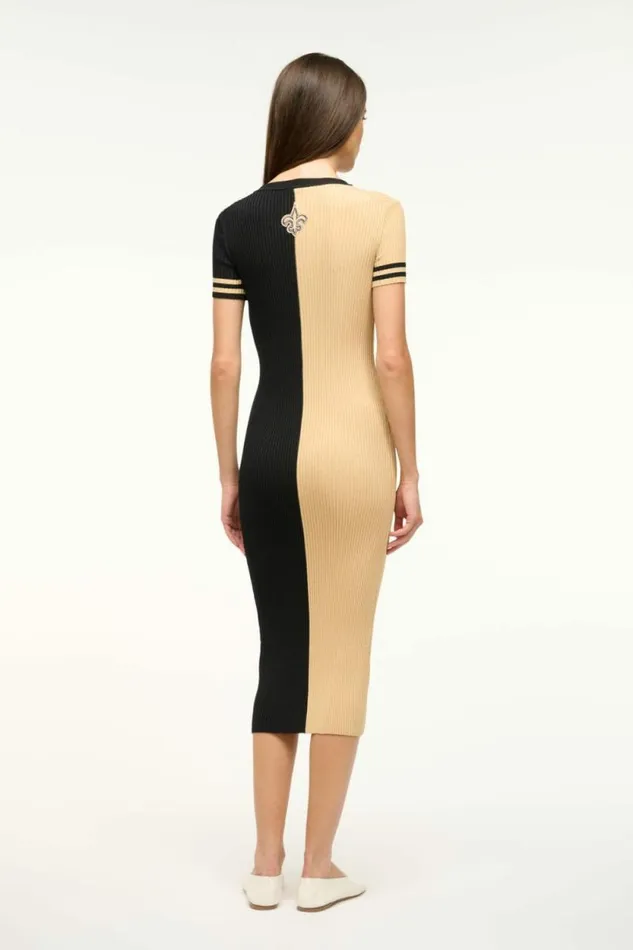 STAUD Dresses THE NFL COLLEEN DRESS Saints 8211 Women STAUD Dresses THE NFL COLLEEN DRESS Saints 8211 Women