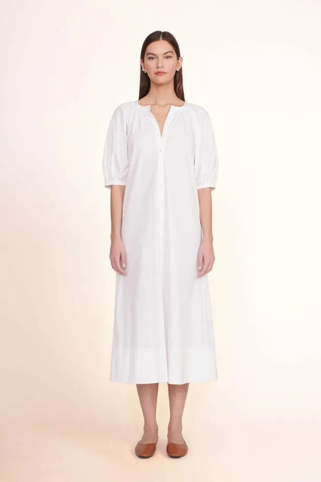 STAUD Dresses VINCENT DRESS White 8211 Women