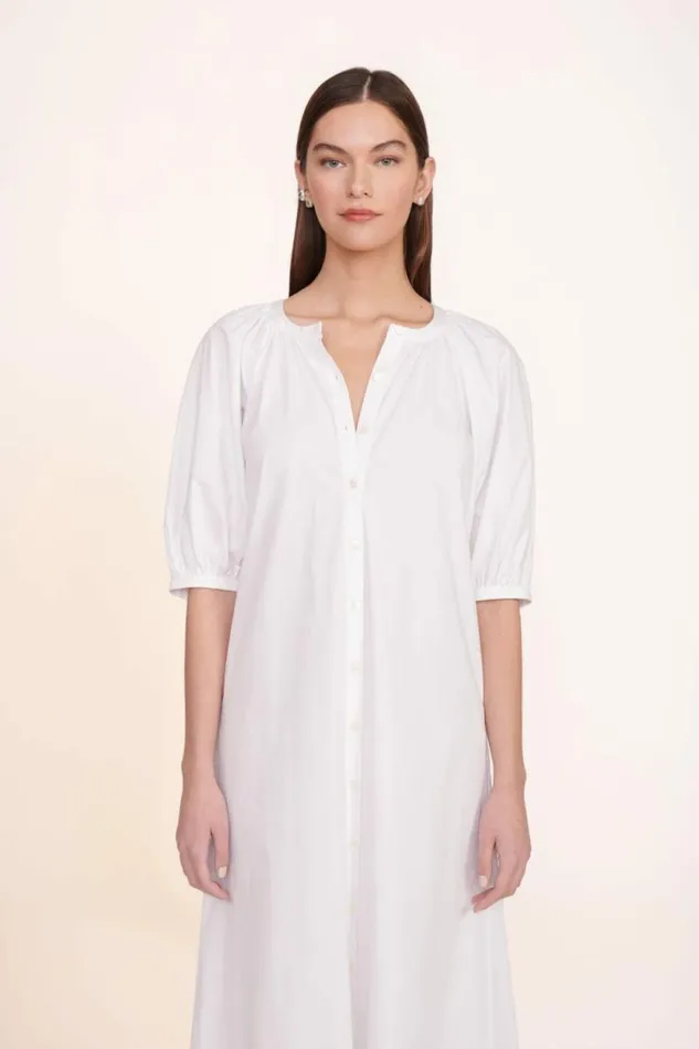 STAUD Dresses VINCENT DRESS White 8211 Women