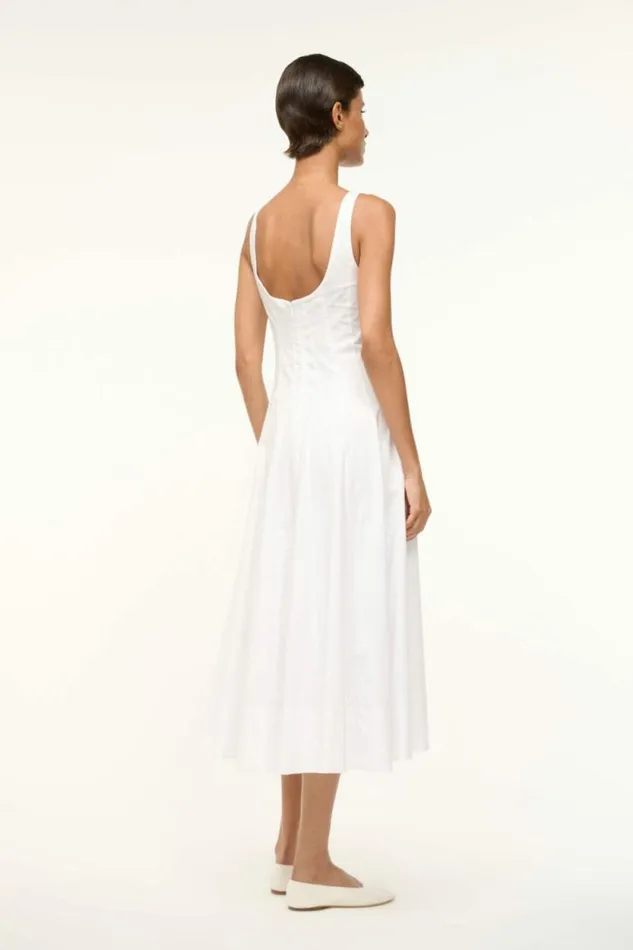 STAUD Dresses WELLS DRESS White 8211 Women