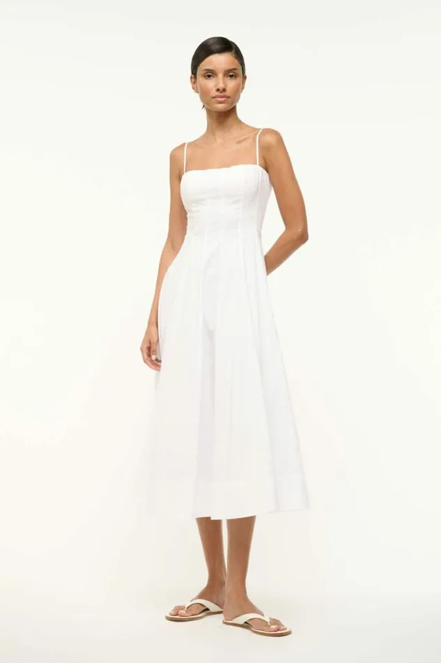 STAUD Dresses WYLIE DRESS White 8211 Women