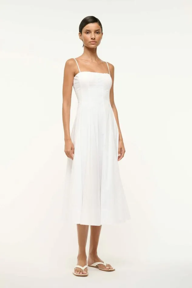 STAUD Dresses WYLIE DRESS White 8211 Women