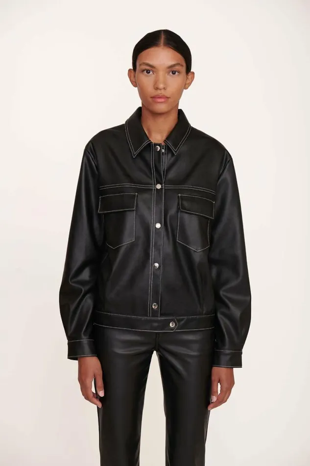 STAUD Outerwear and Jackets CUSTOM RYAN JACKET Black 8211 Pet