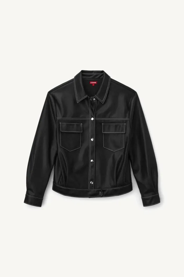 STAUD Outerwear and Jackets CUSTOM RYAN JACKET Black 8211 Pet