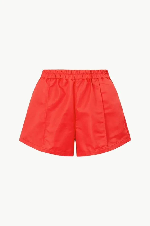 STAUD Pants and Shorts TAURUS SHORT Red Rose Nylon 8211 Women STAUD Pants and Shorts TAURUS SHORT Red Rose Nylon 8211 Women