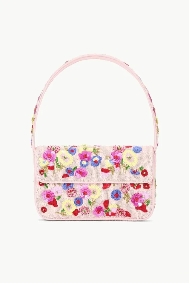 STAUD Shoulder TOMMY BEADED BAG Wildflowers 8211 Women