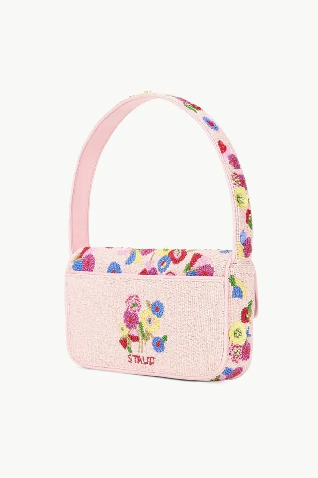 STAUD Shoulder TOMMY BEADED BAG Wildflowers 8211 Women STAUD Shoulder TOMMY BEADED BAG Wildflowers 8211 Women