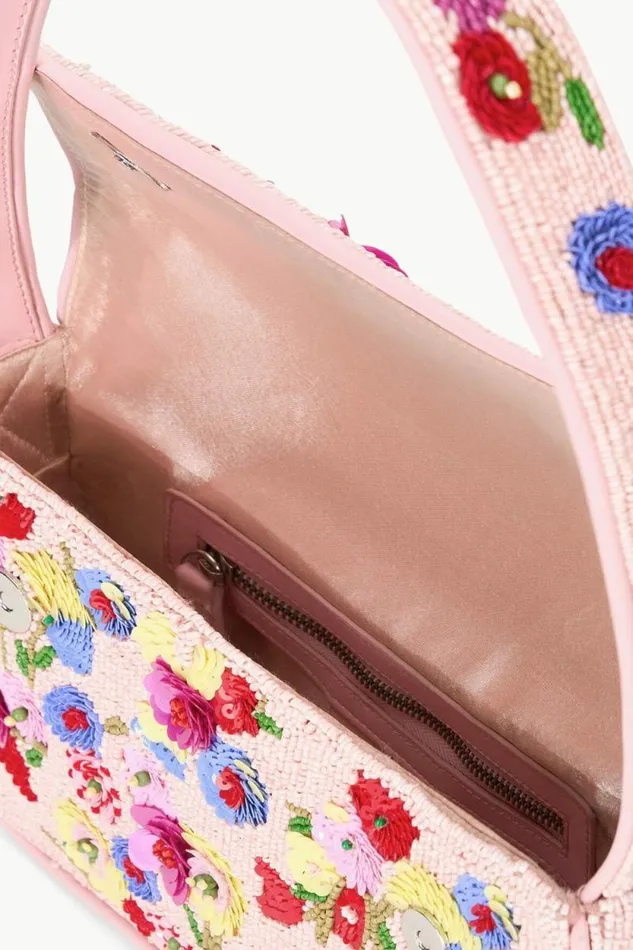 STAUD Shoulder TOMMY BEADED BAG Wildflowers 8211 Women STAUD Shoulder TOMMY BEADED BAG Wildflowers 8211 Women