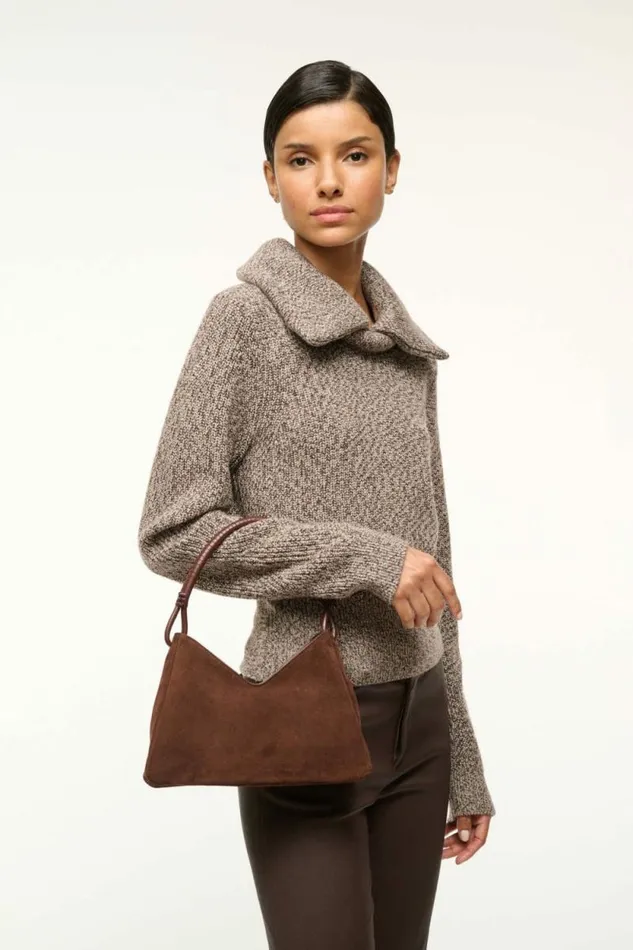 STAUD Shoulder VALERIE SHOULDER BAG Mahogany Suede 8211 Women STAUD Shoulder VALERIE SHOULDER BAG Mahogany Suede 8211 Women