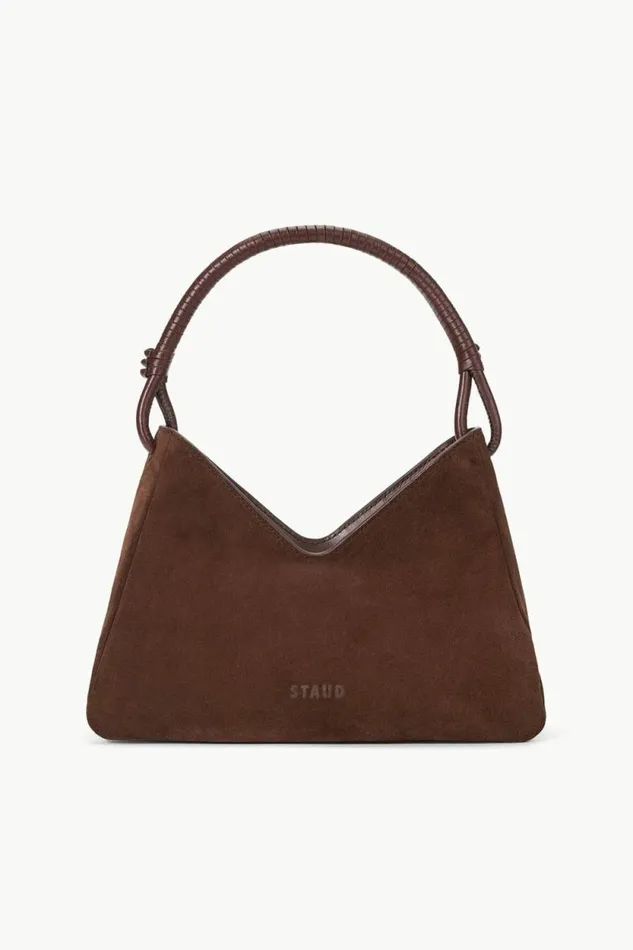 STAUD Shoulder VALERIE SHOULDER BAG Mahogany Suede 8211 Women STAUD Shoulder VALERIE SHOULDER BAG Mahogany Suede 8211 Women