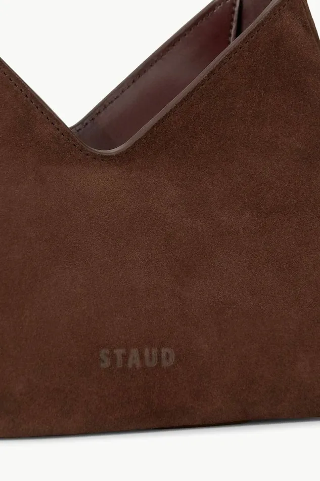 STAUD Shoulder VALERIE SHOULDER BAG Mahogany Suede 8211 Women STAUD Shoulder VALERIE SHOULDER BAG Mahogany Suede 8211 Women