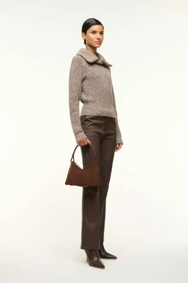 STAUD Shoulder VALERIE SHOULDER BAG Mahogany Suede 8211 Women STAUD Shoulder VALERIE SHOULDER BAG Mahogany Suede 8211 Women