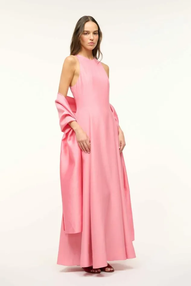 STAUD Silk JONI SHAWL Damask Pink 8211 Women