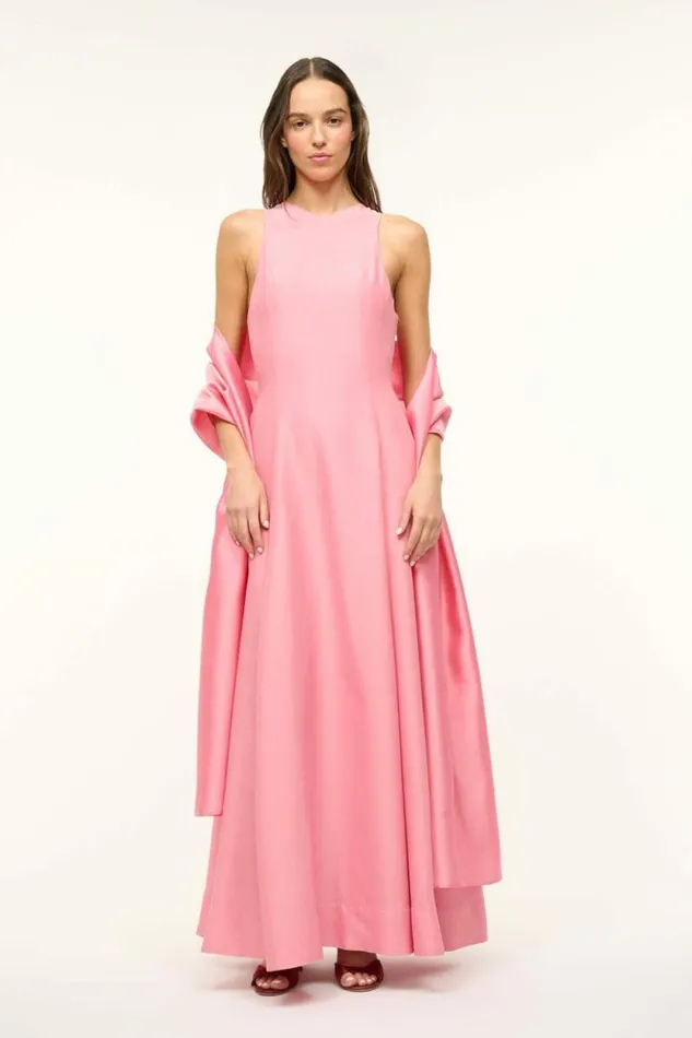 STAUD Silk JONI SHAWL Damask Pink 8211 Women