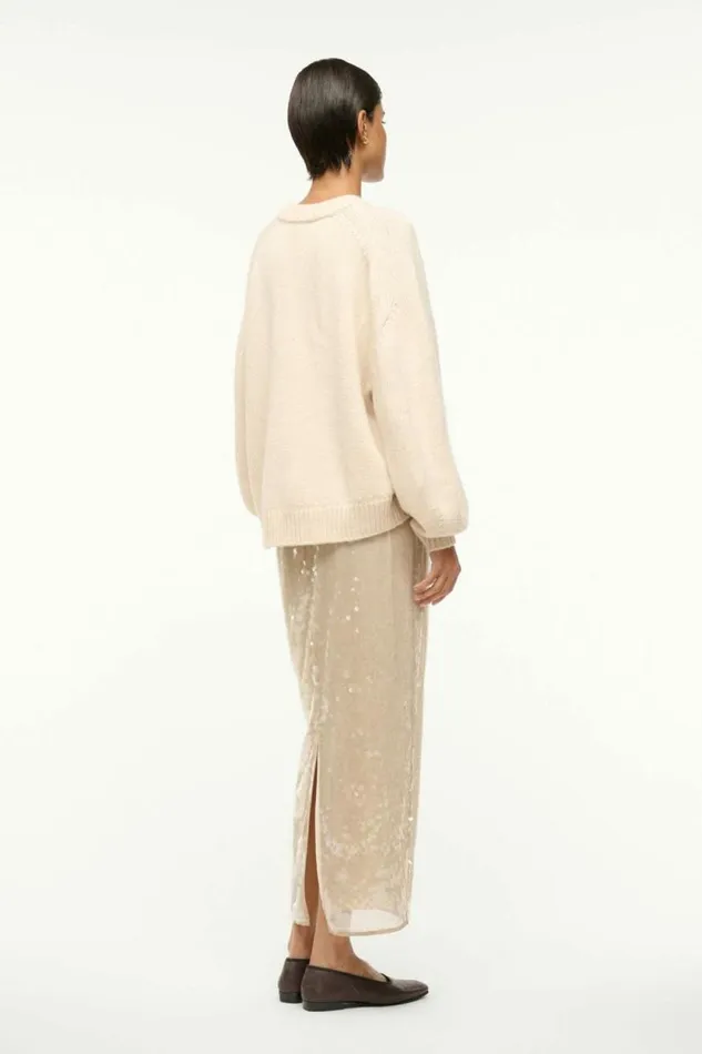STAUD Skirts CASEY SKIRT Moon 8211 Women STAUD Skirts CASEY SKIRT Moon 8211 Women