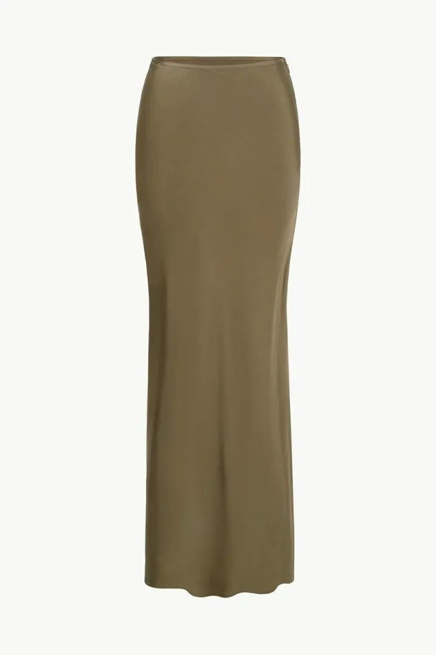 STAUD Skirts ODIN SILK SKIRT Woodland 8211 Women STAUD Skirts ODIN SILK SKIRT Woodland 8211 Women