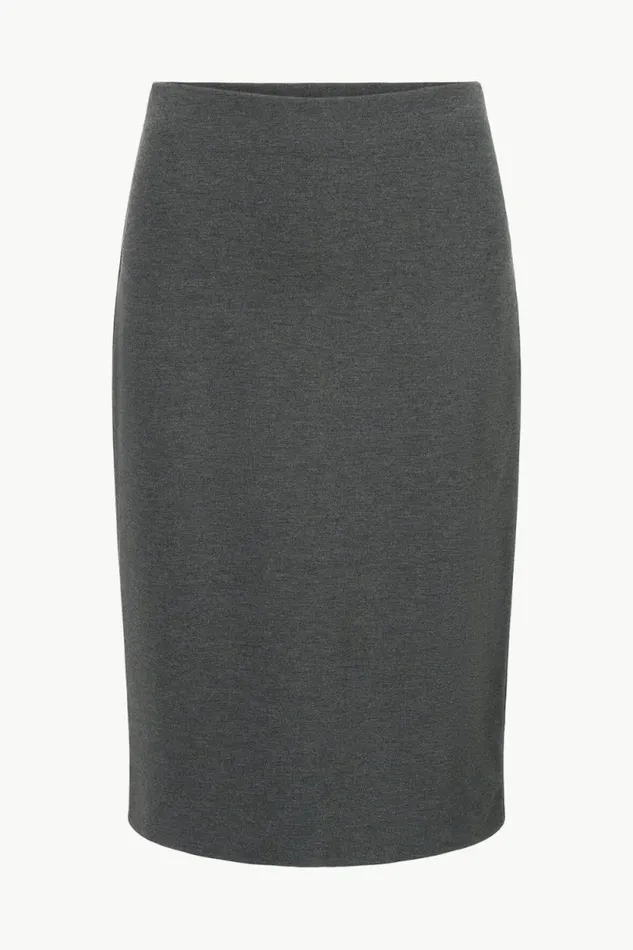 STAUD Skirts PASCALE PENCIL SKIRT Heather Grey 8211 Women