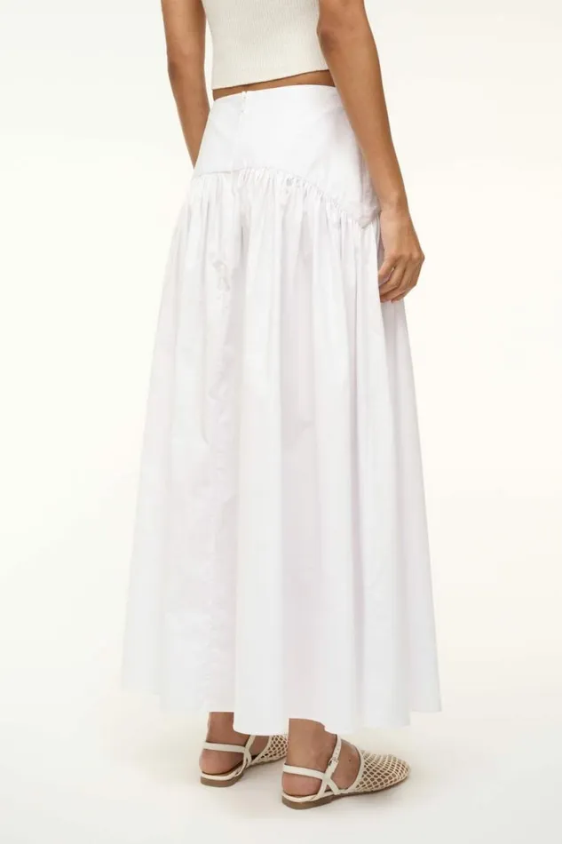 STAUD Skirts PROCIDA SKIRT White 8211 Women STAUD Skirts PROCIDA SKIRT White 8211 Women