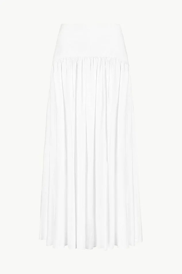 STAUD Skirts PROCIDA SKIRT White 8211 Women STAUD Skirts PROCIDA SKIRT White 8211 Women