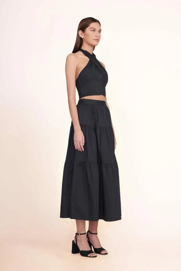 STAUD Skirts SEA SKIRT Black 8211 Women