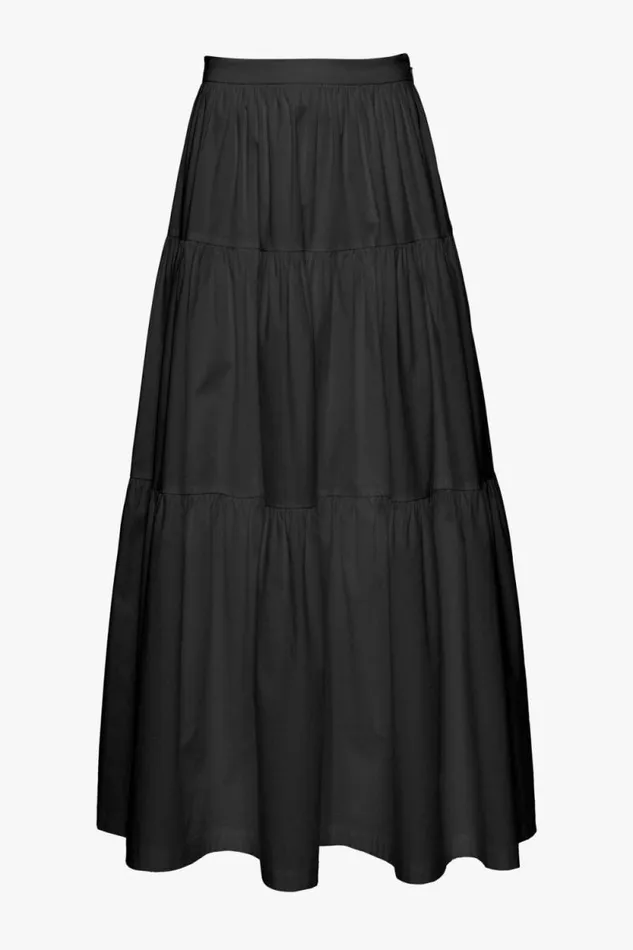 STAUD Skirts SEA SKIRT Black 8211 Women