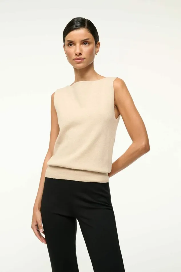 STAUD Sweaters ROCKI SWEATER Stone 8211 Women